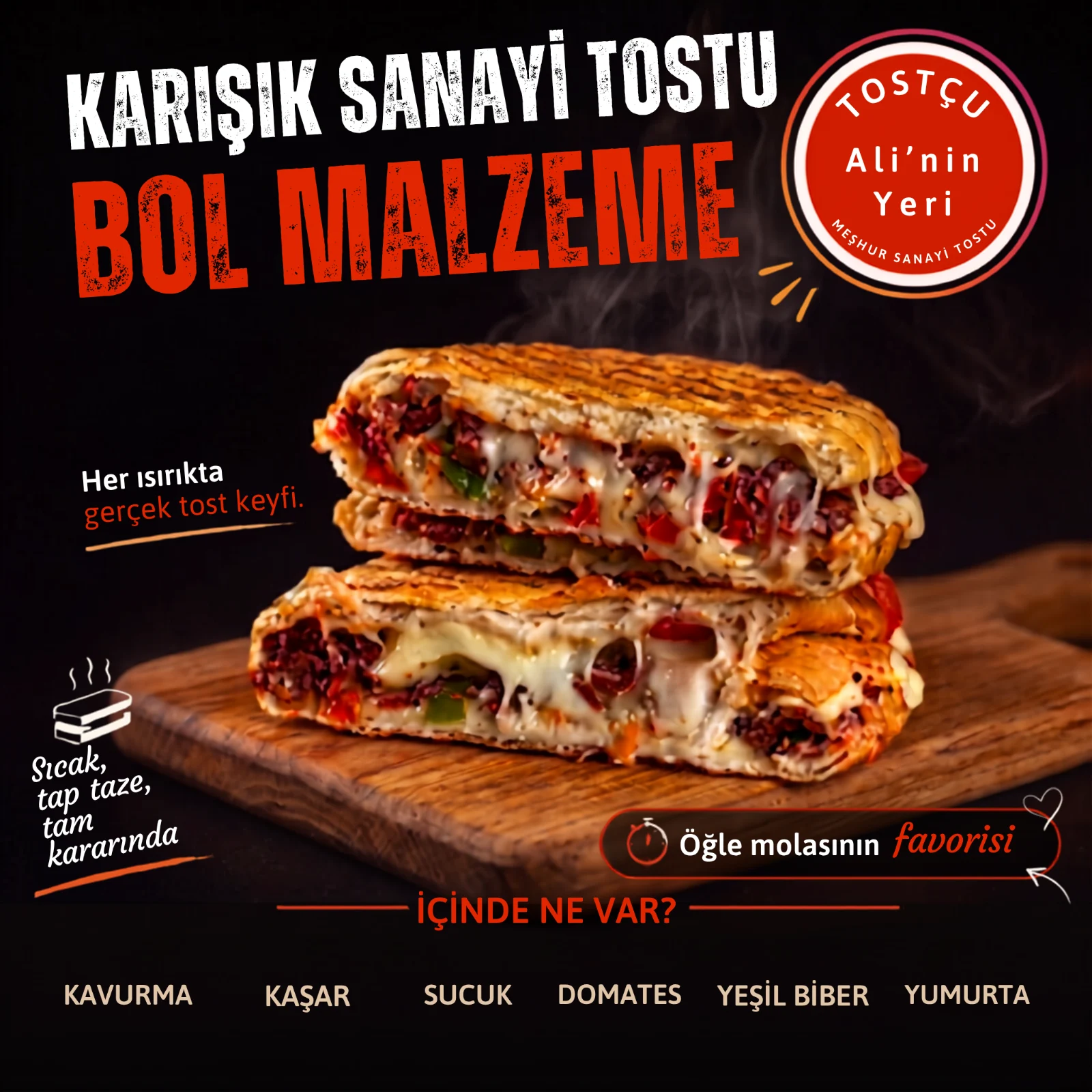 Karışık Sanayi Tostu
